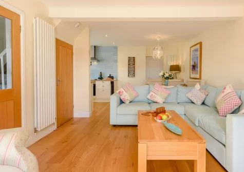 The living area at 1 Clareston Road, Tenby