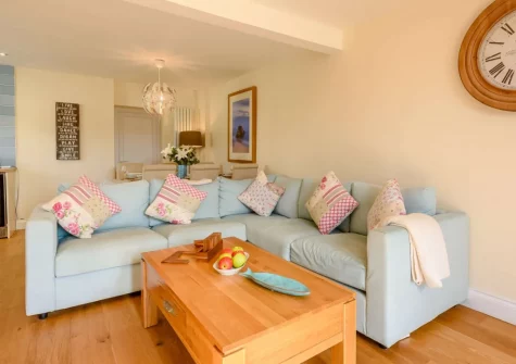 The living area at 1 Clareston Road, Tenby