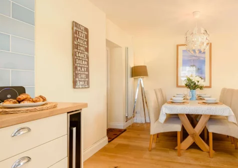 The kitchen & dining area at 1 Clareston Road, Tenby