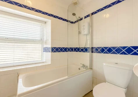 The first floor bathroom at 1 Clareston Road, Tenby