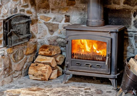 The living room at 1 Noe Acre, Tenby