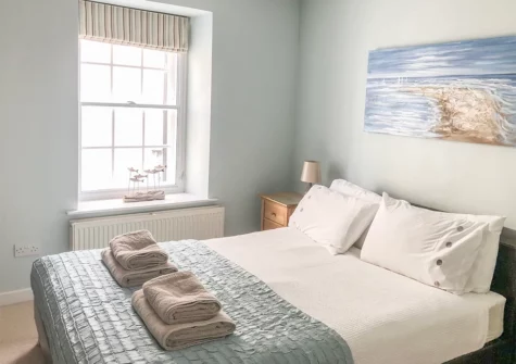 Bedroom #1 at 1 Quay Hill, Tenby