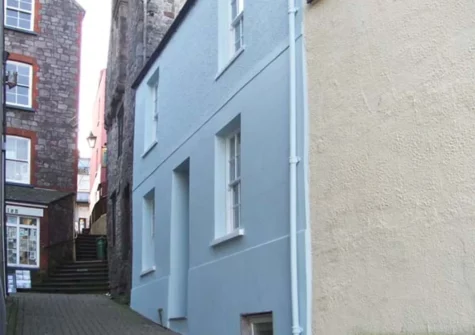 Outside at 1 Quay Hill, Tenby