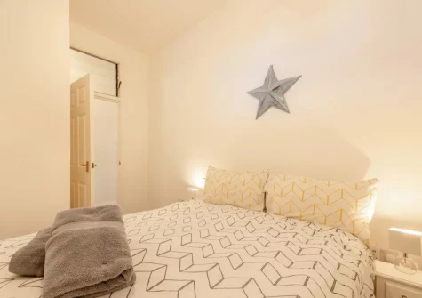 Bedroom #1 at 1 Royal Victoria Court, Tenby