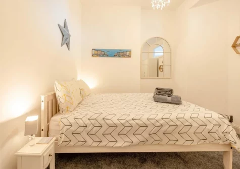 Bedroom #1 at 1 Royal Victoria Court, Tenby