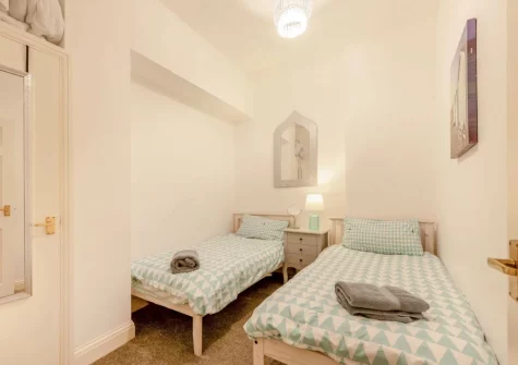 Bedroom #2 at 1 Royal Victoria Court, Tenby