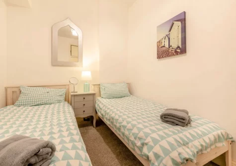 Bedroom #2 at 1 Royal Victoria Court, Tenby