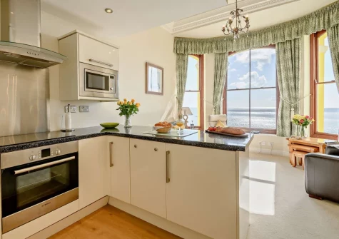 The kitchen at 1 St Agatha's, Tenby