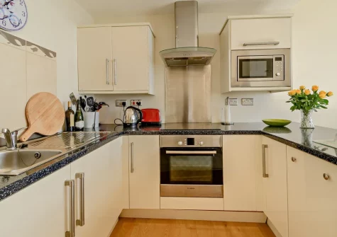 The kitchen at 1 St Agatha's, Tenby