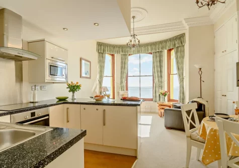 The kitchen & dining area at 1 St Agatha's, Tenby