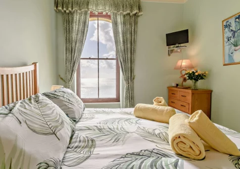 Bedroom #1 at 1 St Agatha's, Tenby