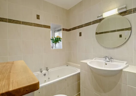Bedroom #2 en-suite bathroom at 1 St Agatha's, Tenby