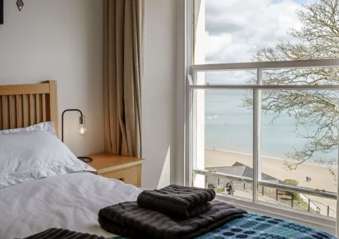 Bedroom #1 at 10 Richmond House, Tenby