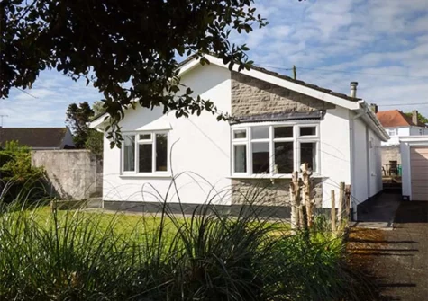 The garden & outside 10 St. Nicholas Crescent, Penally