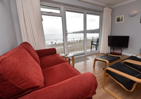 The living area at 10 Strandways Court, Saundersfoot