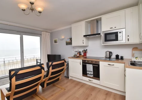 The living area & kitchen at 10 Strandways Court, Saundersfoot