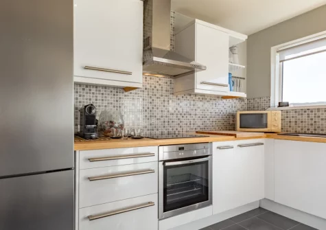 The kitchen at 11 Captains Walk, Saundersfoot