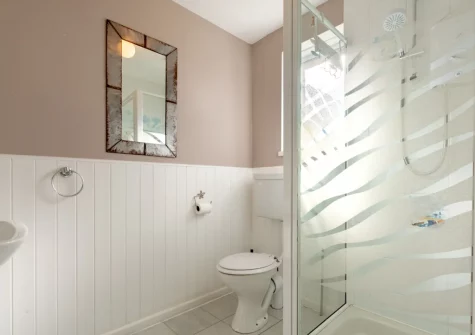 The shower room at 11 Captains Walk, Saundersfoot