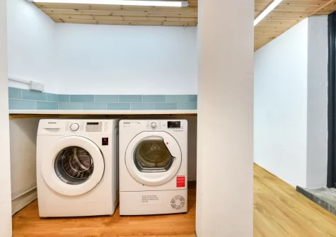 The utility room at 16 Maes Gwydryn, Abersoch