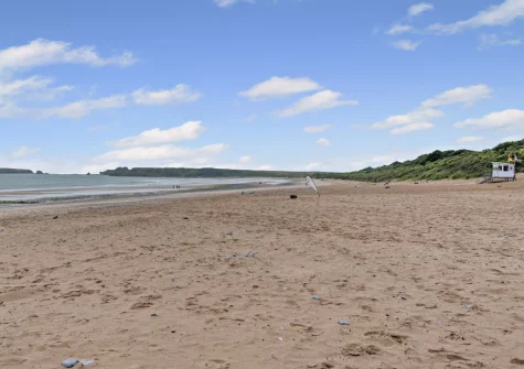 Tenby's glorious South Beach - a vast sandy stretch perfect for paddling, sunbathing or morning runs