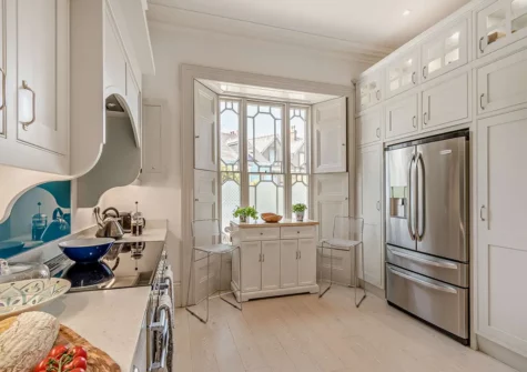 The kitchen at 2 Lexden Terrace, Tenby