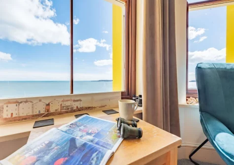 The living area at 2 St Agathas, Tenby