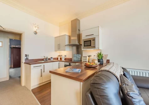 The kitchen at 2 St Agathas, Tenby