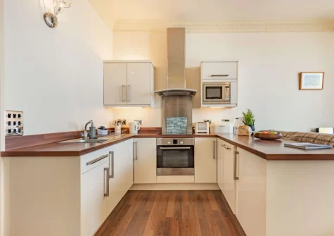 The kitchen at 2 St Agathas, Tenby