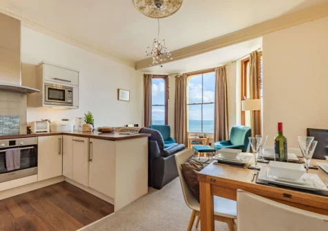 The kitchen & dining area at 2 St Agathas, Tenby