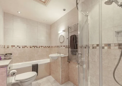 The bathroom at 2 St Agathas, Tenby