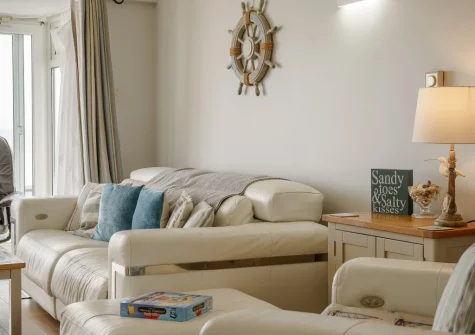 The living area at 2 Strandways, Saundersfoot