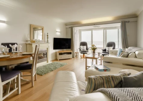 The living area at 2 Strandways, Saundersfoot