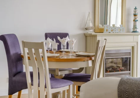 The dining area at 2 Strandways, Saundersfoot