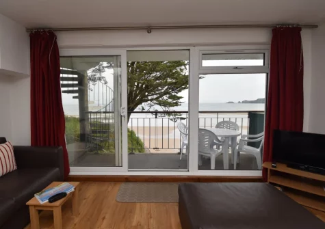 The living area at 22 Beach Court, Saundersfoot