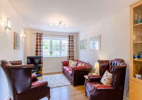 The living area at 3 Clos Yr Ysgol, Stepaside