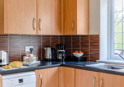 The kitchen at 3 Clos Yr Ysgol, Stepaside