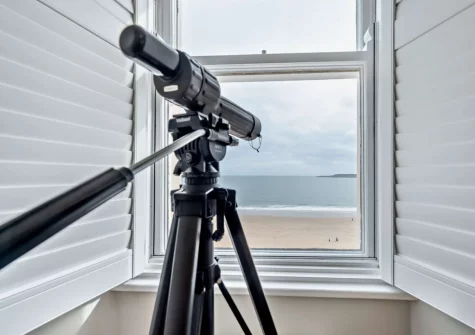 The view from the living area at 3 Paragon House, Tenby