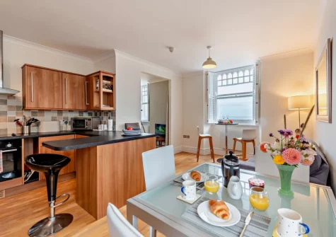 The kitchen & dining area at 3 Paragon House, Tenby