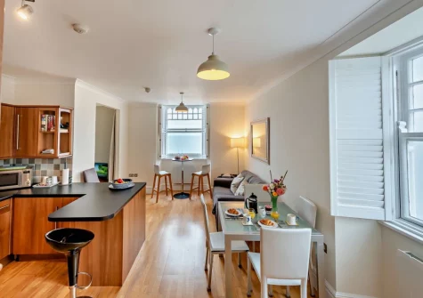 The kitchen & dining area at 3 Paragon House, Tenby
