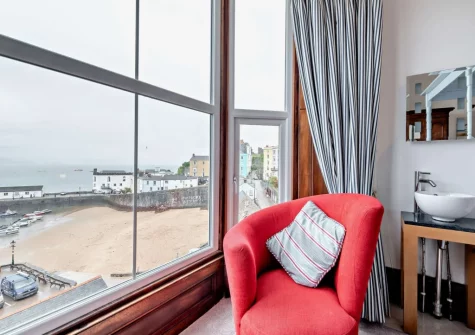 Bedroom #1 at 3 Sparta House, Tenby