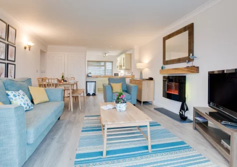 The living area at 3 Strandways Court, Saundersfoot