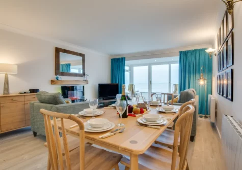The dining area at 3 Strandways Court, Saundersfoot