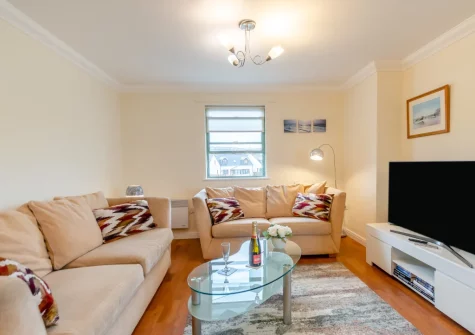 The living area at 32 St Brides Bay View, Broad Haven