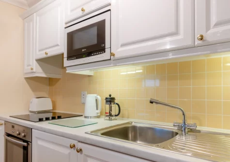 The kitchen at 32 St Brides Bay View, Broad Haven