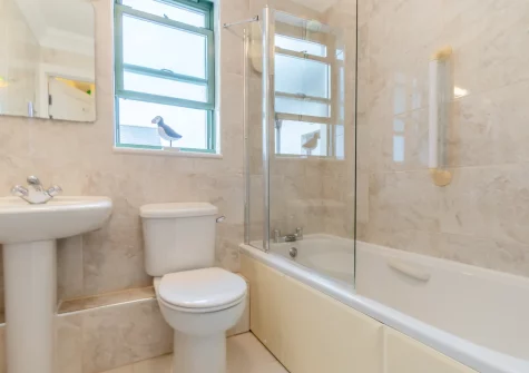 The bathroom at 32 St Brides Bay View, Broad Haven