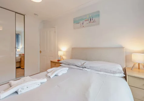 The bedroom at 35 Beach Court, Saundersfoot