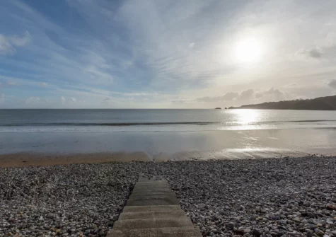 You're just a few steps away from the golden sands of Saundersfoot Beach when staying at 3A Strandways Court, Saundersfoot
