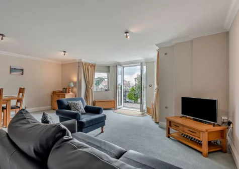 The living area at 4 Bryn Y Mor, Tenby