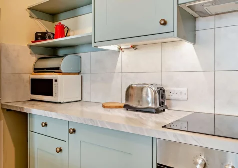 The kitchen at 4 Newton Croft, Tenby