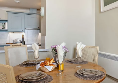 The dining area at 4 Newton Croft, Tenby